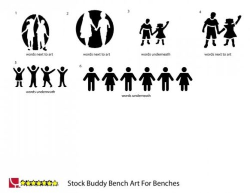 Buddy Bench Art for Benches