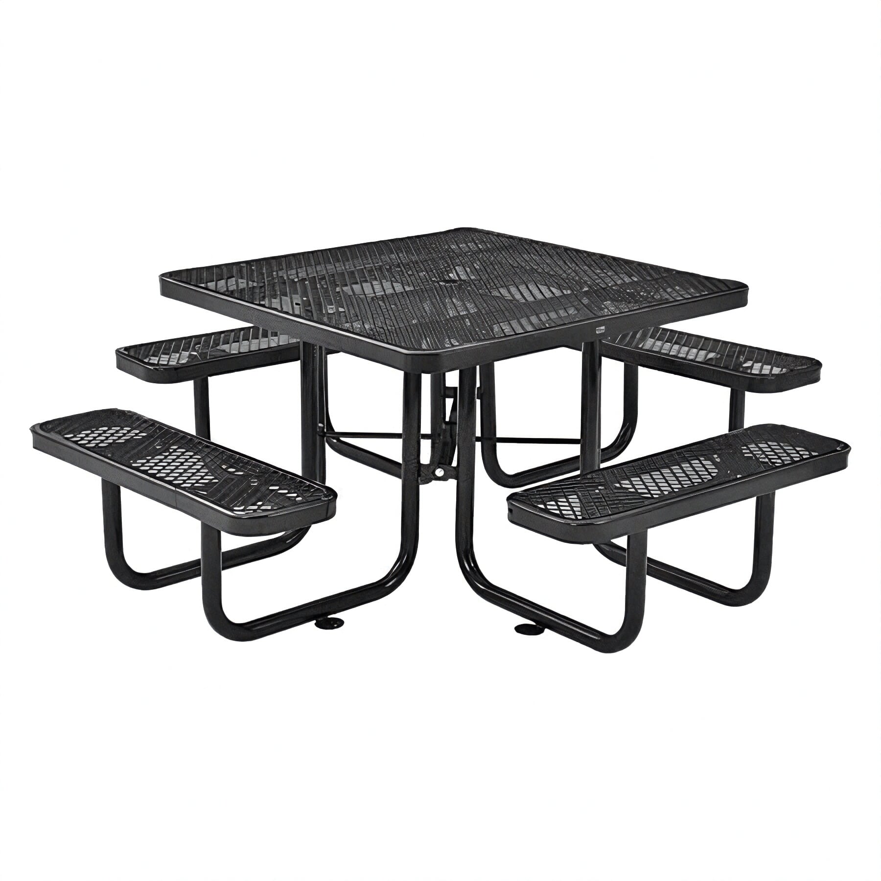 46″ Square Expanded Metal Table