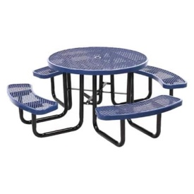 46" Round Expanded Metal Table