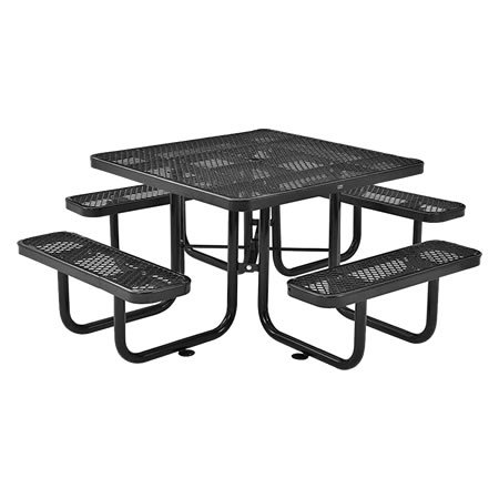 46" Square Expanded Metal Table