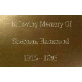 Memorial Plaque For Buddy Bench Designs