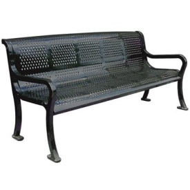 Roll Formed Perforated Bench