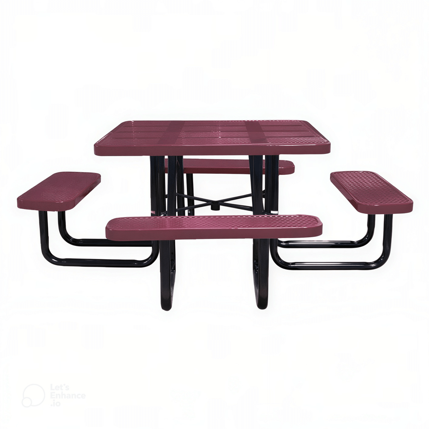 46″ Square Perforated Table