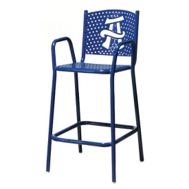 PC-2 Personalized Perforated Outdoor Bar Chair