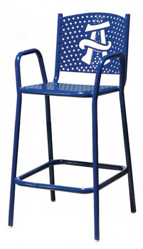 PC-2 Personalized Perforated Outdoor Bar Chair
