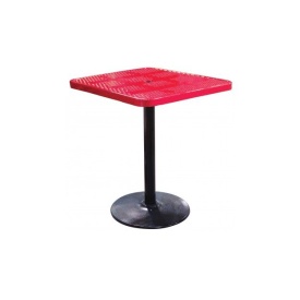 sq36tab30 Square Outdoor Cafe Table